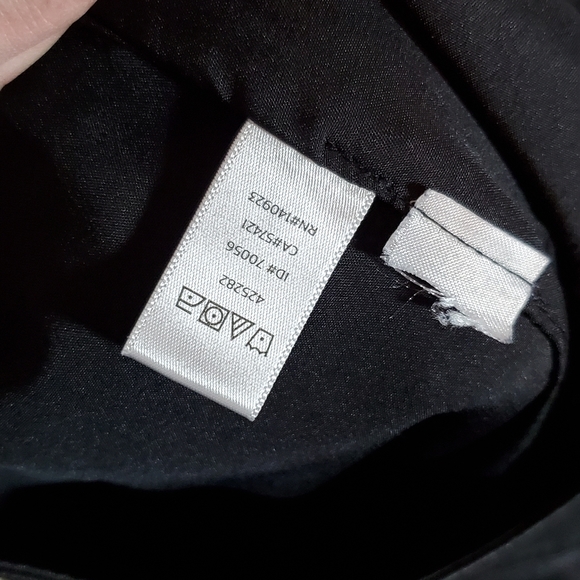 LOFT Ann Taylor Black Faux Leather Shift Skirt - Picture 12 of 13